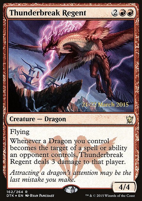 Thunderbreak Regent, Dragons of Tarkir Promos #162s, Magic: The Gathering card
