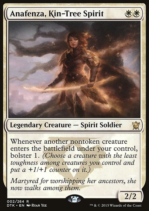 Anafenza, Kin-Tree Spirit, Dragons of Tarkir #2, Magic: The Gathering card