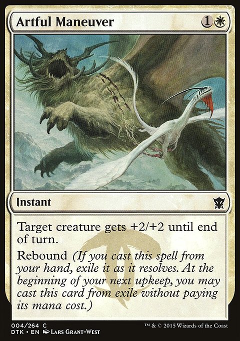 Artful Maneuver, Dragons of Tarkir #4, Magic: The Gathering card