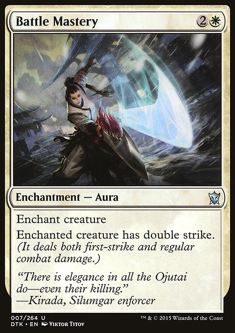 Battle Mastery, Dragons of Tarkir #7, Magic: The Gathering card