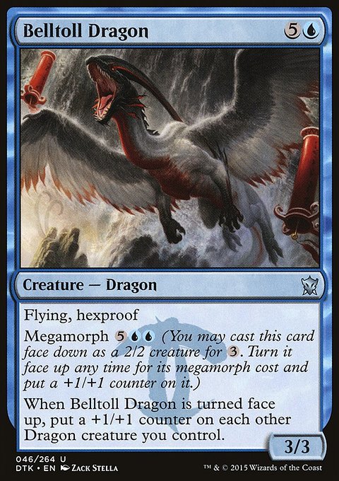 Belltoll Dragon, Dragons of Tarkir #46, Magic: The Gathering card