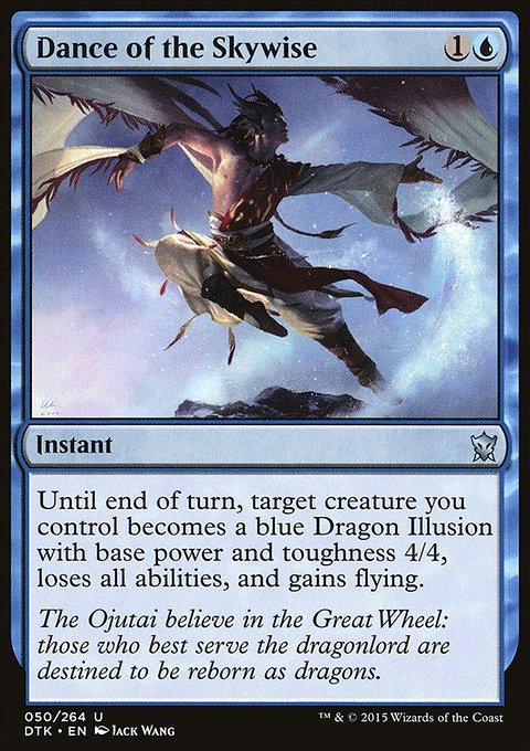 Dance of the Skywise, Dragons of Tarkir #50, Magic: The Gathering card