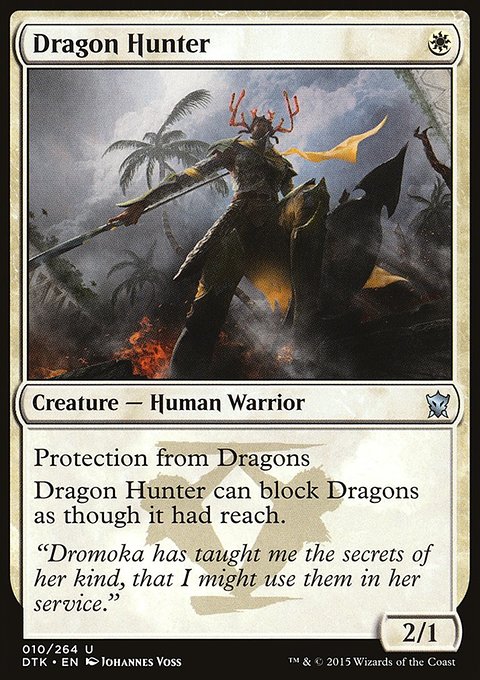 Dragon Hunter, Dragons of Tarkir #10, Magic: The Gathering card