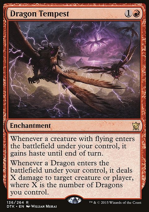 Dragon Tempest, Dragons of Tarkir #136, Magic: The Gathering card