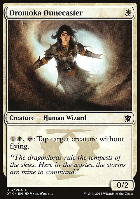 Dromoka Dunecaster, Dragons of Tarkir #13, Magic: The Gathering card