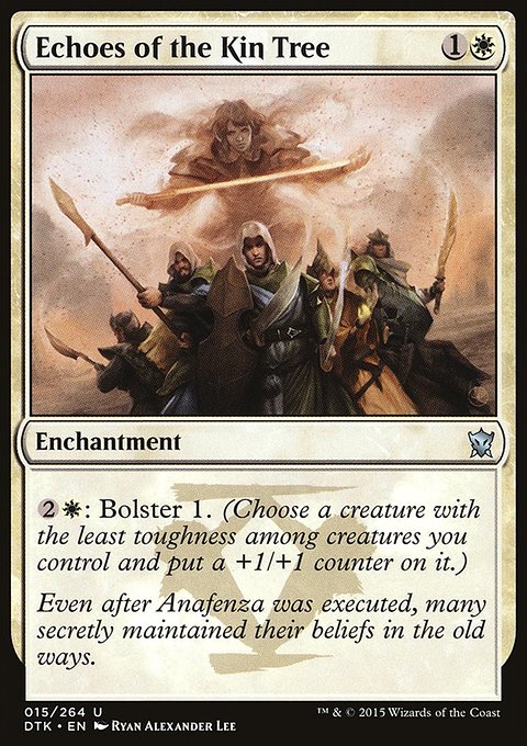 Echoes of the Kin Tree, Dragons of Tarkir #15, Magic: The Gathering card