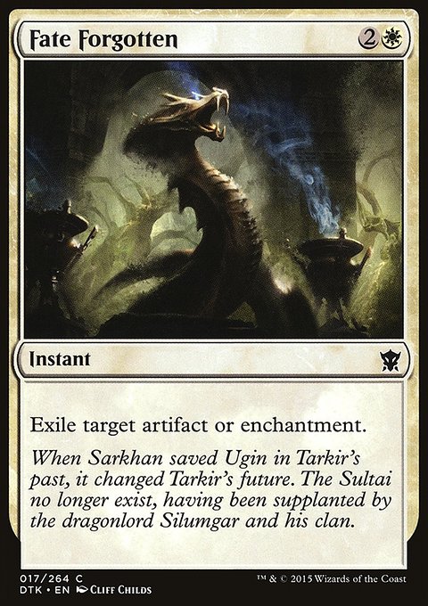 Fate Forgotten, Dragons of Tarkir #17, Magic: The Gathering card