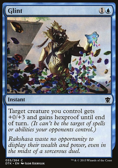 Glint, Dragons of Tarkir #55, Magic: The Gathering card