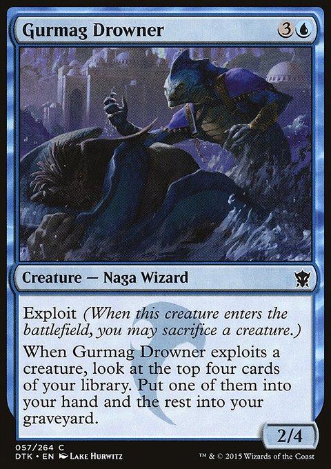 Gurmag Drowner, Dragons of Tarkir #57, Magic: The Gathering card