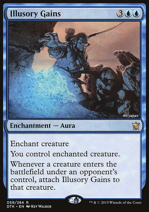 Illusory Gains, Dragons of Tarkir #59, Magic: The Gathering card