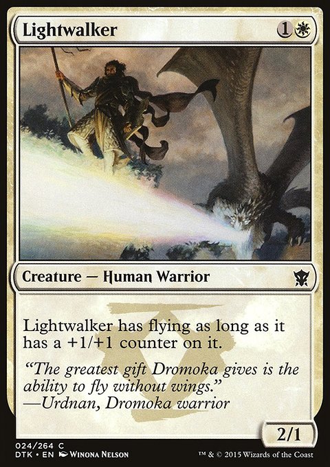Lightwalker, Dragons of Tarkir #24, Magic: The Gathering card