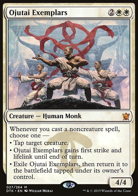 Ojutai Exemplars, Dragons of Tarkir #27, Magic: The Gathering card