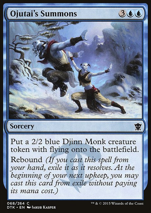 Ojutai's Summons, Dragons of Tarkir #68, Magic: The Gathering card