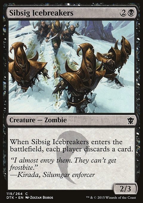 Sibsig Icebreakers, Dragons of Tarkir #119, Magic: The Gathering card