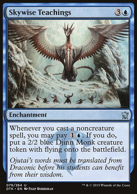 Skywise Teachings, Dragons of Tarkir #79, Magic: The Gathering card