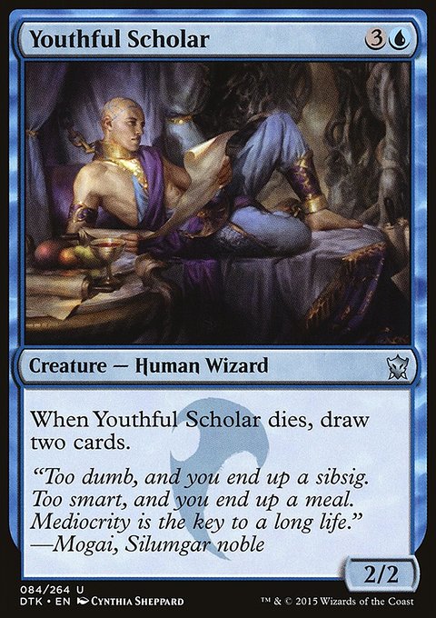 Youthful Scholar, Dragons of Tarkir #84, Magic: The Gathering card