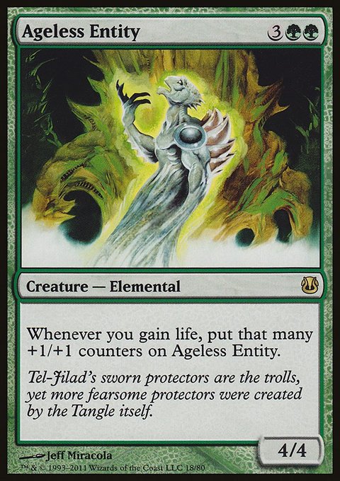 Ageless Entity, Duel Decks: Ajani vs. Nicol Bolas #18, Magic: The Gathering card