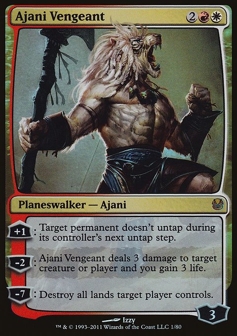 Ajani Vengeant, Duel Decks: Ajani vs. Nicol Bolas #1, Magic: The Gathering card