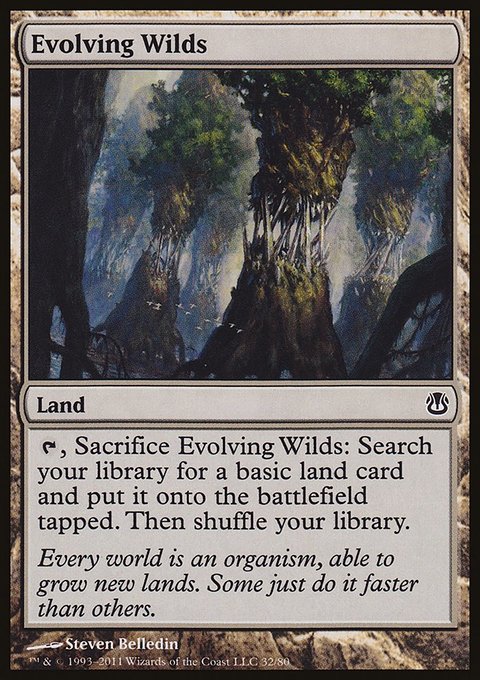 Evolving Wilds, Duel Decks: Ajani vs. Nicol Bolas #32, Magic: The Gathering card