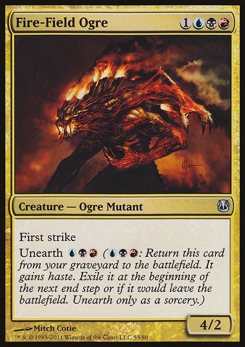 Fire-Field Ogre, Duel Decks: Ajani vs. Nicol Bolas #53, Magic: The Gathering card