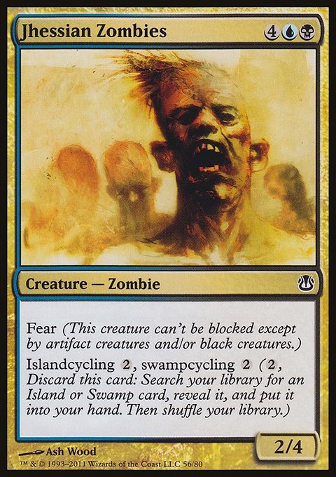 Jhessian Zombies, Duel Decks: Ajani vs. Nicol Bolas #56, Magic: The Gathering card