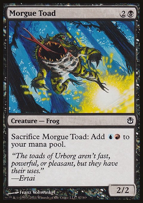 Morgue Toad, Duel Decks: Ajani vs. Nicol Bolas #47, Magic: The Gathering card