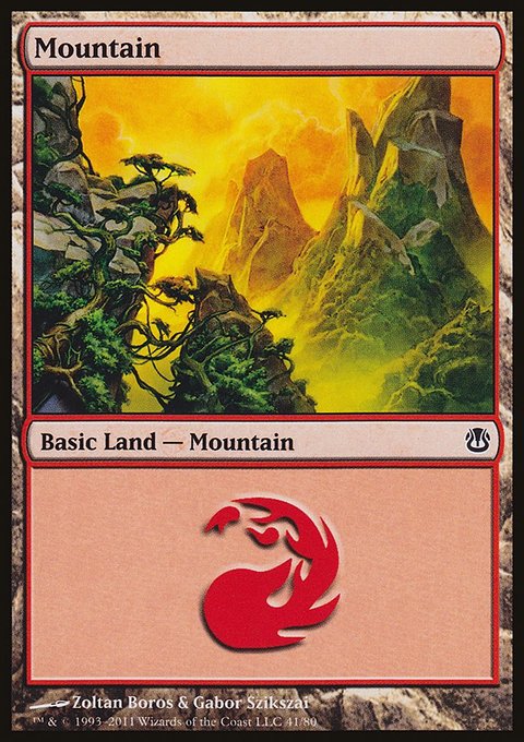 Mountain, Duel Decks: Ajani vs. Nicol Bolas #41, Magic: The Gathering card