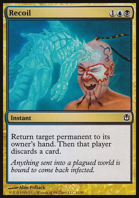 Recoil, Duel Decks: Ajani vs. Nicol Bolas #61, Magic: The Gathering card