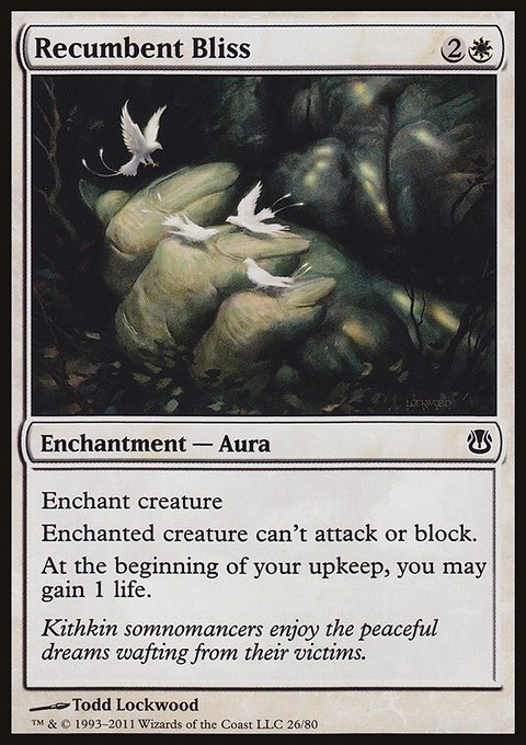 Recumbent Bliss, Duel Decks: Ajani vs. Nicol Bolas #26, Magic: The Gathering card