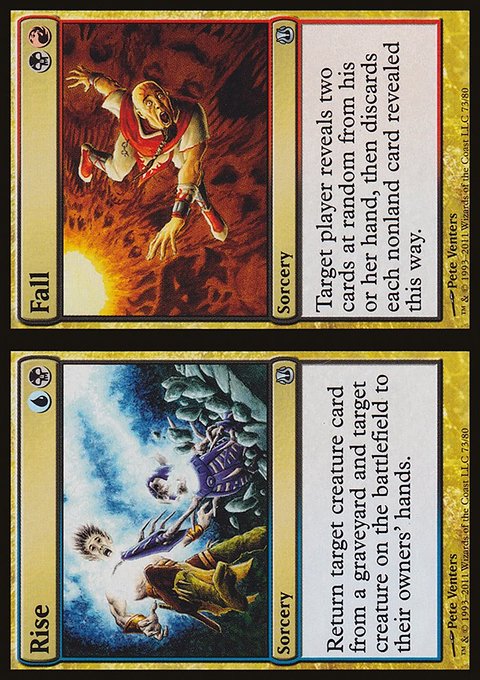 Rise // Fall, Duel Decks: Ajani vs. Nicol Bolas #73, Magic: The Gathering card