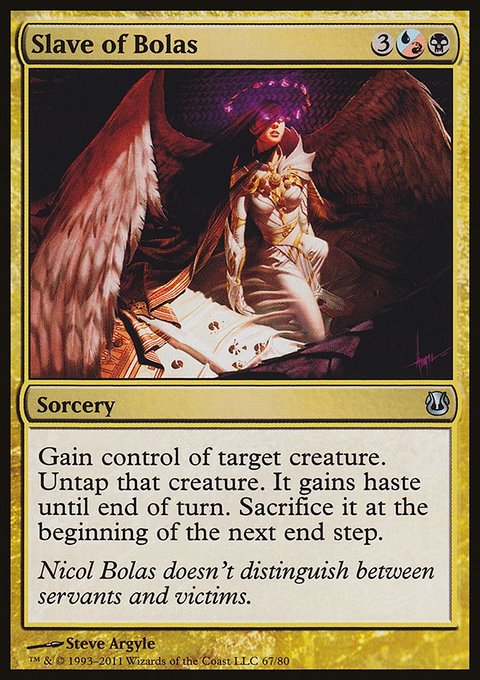 Slave of Bolas, Duel Decks: Ajani vs. Nicol Bolas #67, Magic: The Gathering card