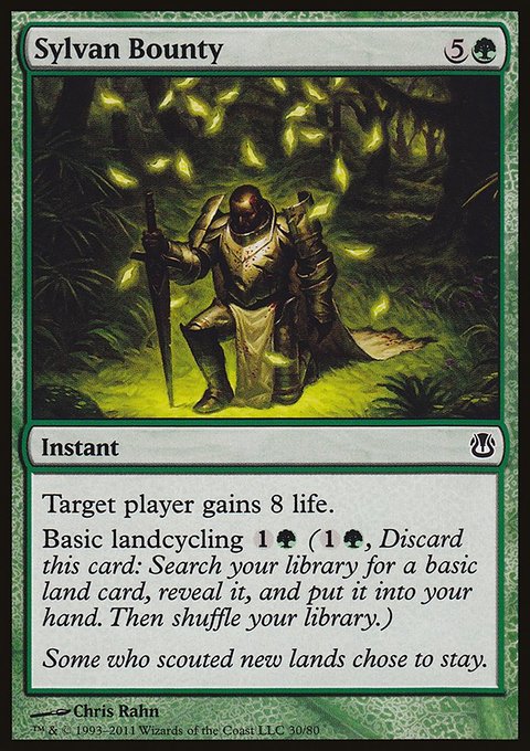 Sylvan Bounty, Duel Decks: Ajani vs. Nicol Bolas #30, Magic: The Gathering card