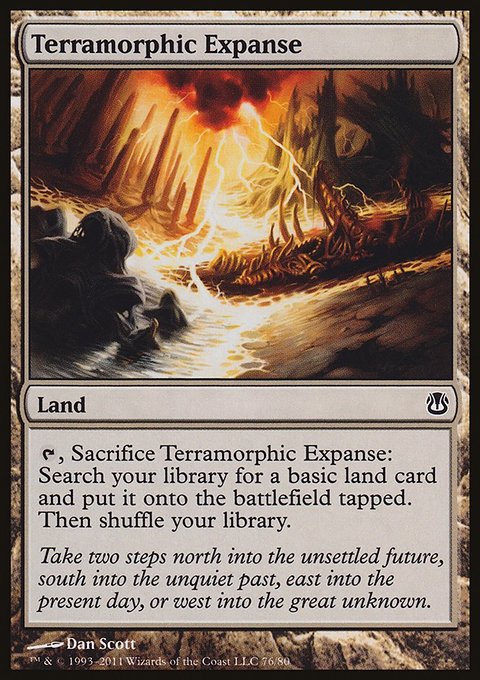 Terramorphic Expanse, Duel Decks: Ajani vs. Nicol Bolas #76, Magic: The Gathering card
