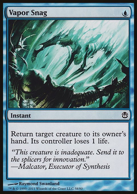 Vapor Snag, Duel Decks: Ajani vs. Nicol Bolas #58, Magic: The Gathering card