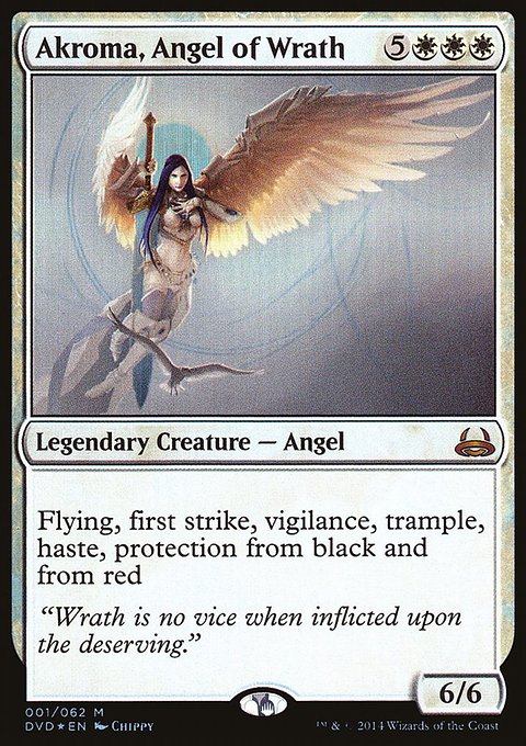Akroma, Angel of Wrath, Duel Decks Anthology: Divine vs. Demonic #1, Magic: The Gathering card