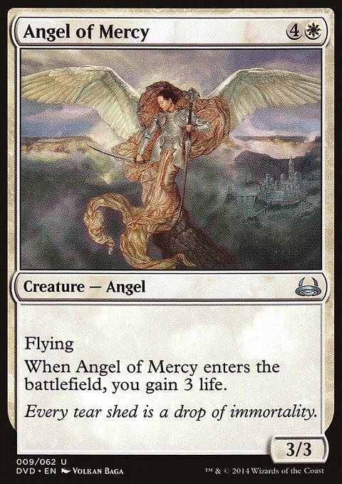 Angel of Mercy, Duel Decks Anthology: Divine vs. Demonic #9, Magic: The Gathering card