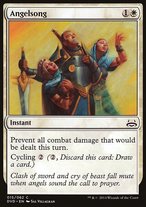 Angelsong, Duel Decks Anthology: Divine vs. Demonic #15, Magic: The Gathering card