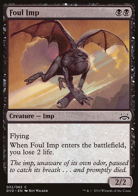 Foul Imp, Duel Decks Anthology: Divine vs. Demonic #32, Magic: The Gathering card