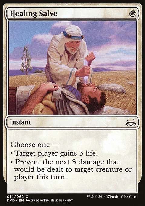 Healing Salve, Duel Decks Anthology: Divine vs. Demonic #14, Magic: The Gathering card