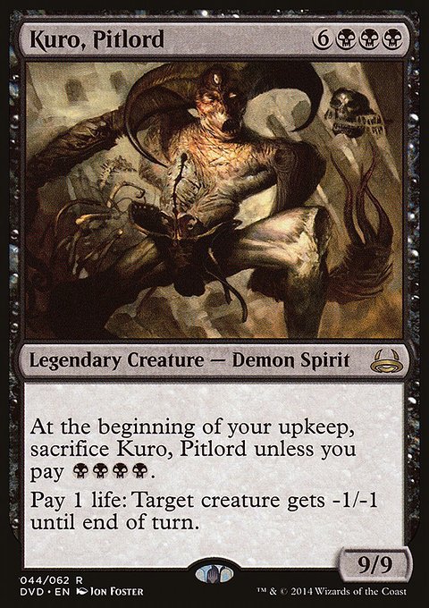 Kuro, Pitlord, Duel Decks Anthology: Divine vs. Demonic #44, Magic: The Gathering card