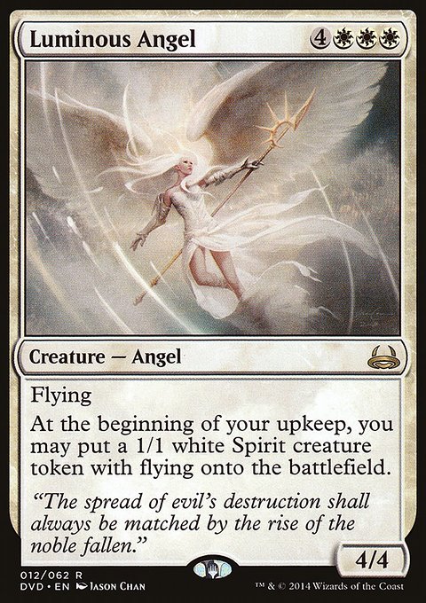 Luminous Angel, Duel Decks Anthology: Divine vs. Demonic #12, Magic: The Gathering card