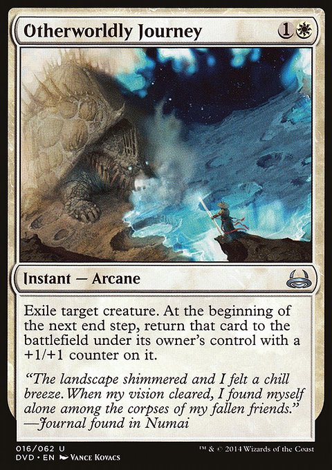 Otherworldly Journey, Duel Decks Anthology: Divine vs. Demonic #16, Magic: The Gathering card