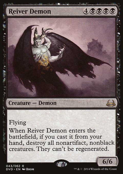 Reiver Demon, Duel Decks Anthology: Divine vs. Demonic #43, Magic: The Gathering card