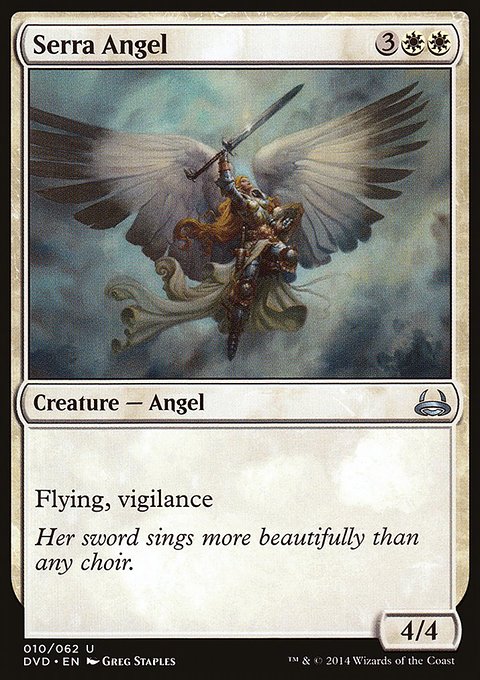 Serra Angel, Duel Decks Anthology: Divine vs. Demonic #10, Magic: The Gathering card