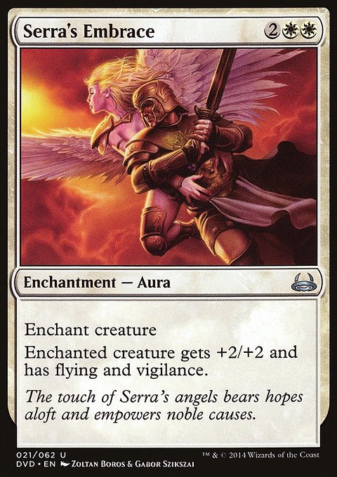 Serra's Embrace, Duel Decks Anthology: Divine vs. Demonic #21, Magic: The Gathering card