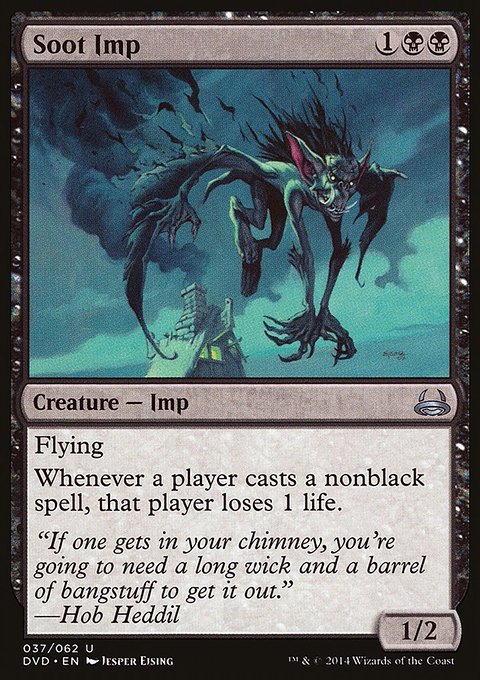 Soot Imp, Duel Decks Anthology: Divine vs. Demonic #37, Magic: The Gathering card