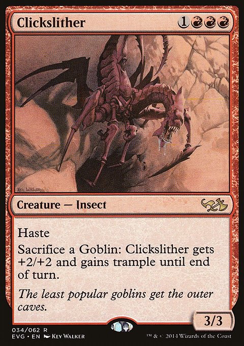 Clickslither, Duel Decks Anthology: Elves vs. Goblins #34, Magic: The Gathering card