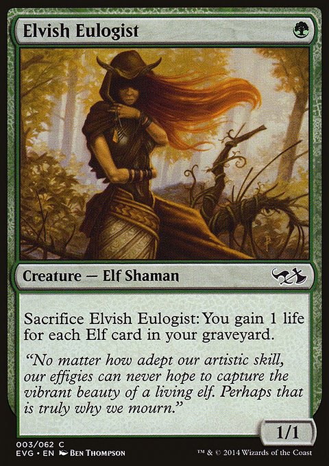 Elvish Eulogist, Duel Decks Anthology: Elves vs. Goblins #3, Magic: The Gathering card