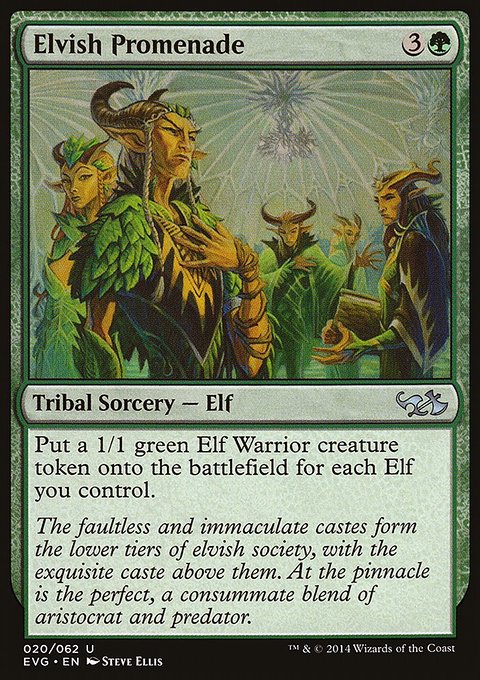 Elvish Promenade, Duel Decks Anthology: Elves vs. Goblins #20, Magic: The Gathering card