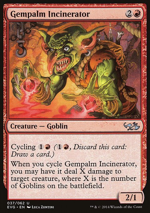 Gempalm Incinerator, Duel Decks Anthology: Elves vs. Goblins #37, Magic: The Gathering card